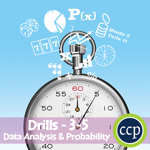 Data Analysis & Probability - Drill Sheets Gr. 3-5