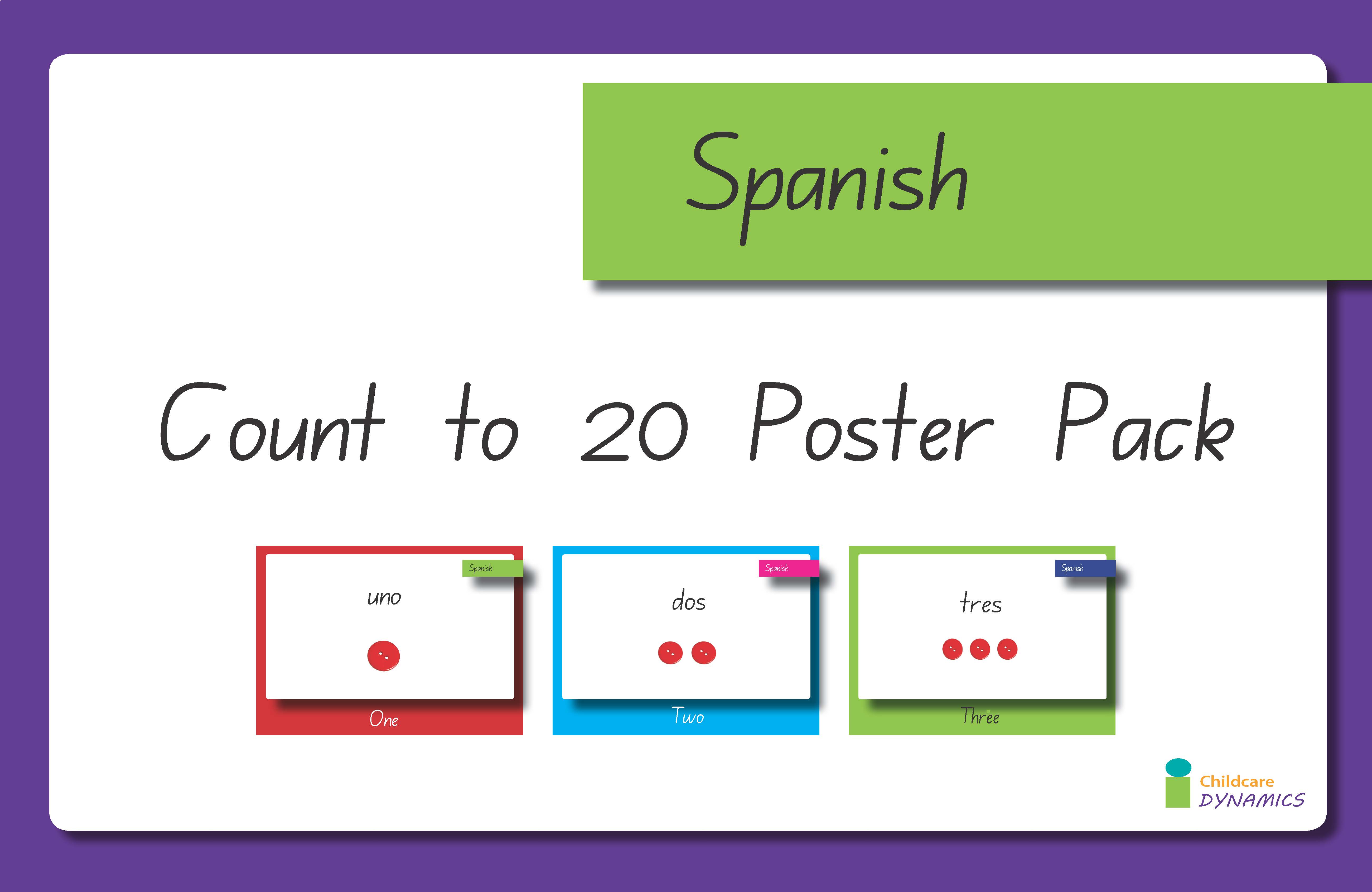 Spanish 1-20 Displays