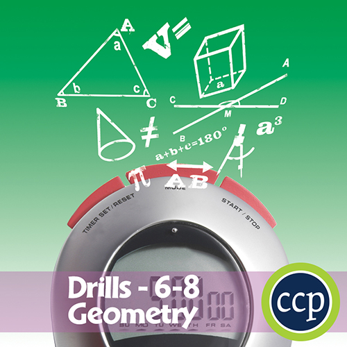 Geometry - Drill Sheets Gr. 6-8