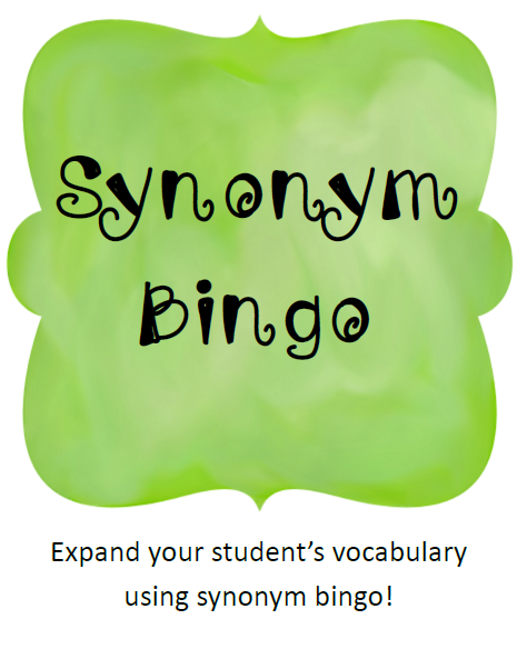 Synonym Bingo