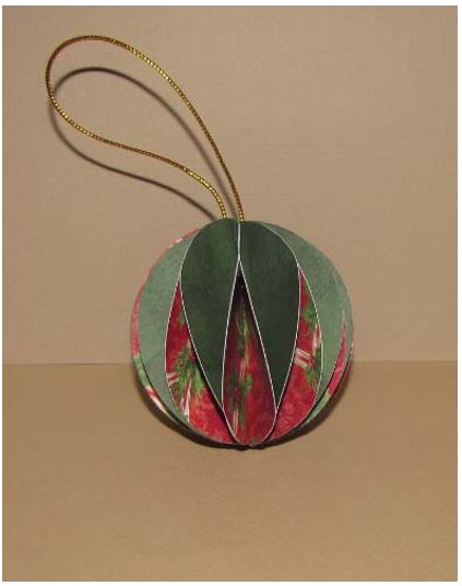 Christmas Crafts - Ornament (Round Bauble for the Holidays)