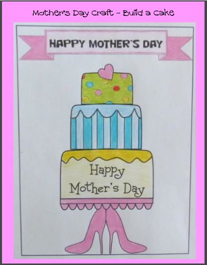 Mother's Day Crafts - Bake Mom a Cake