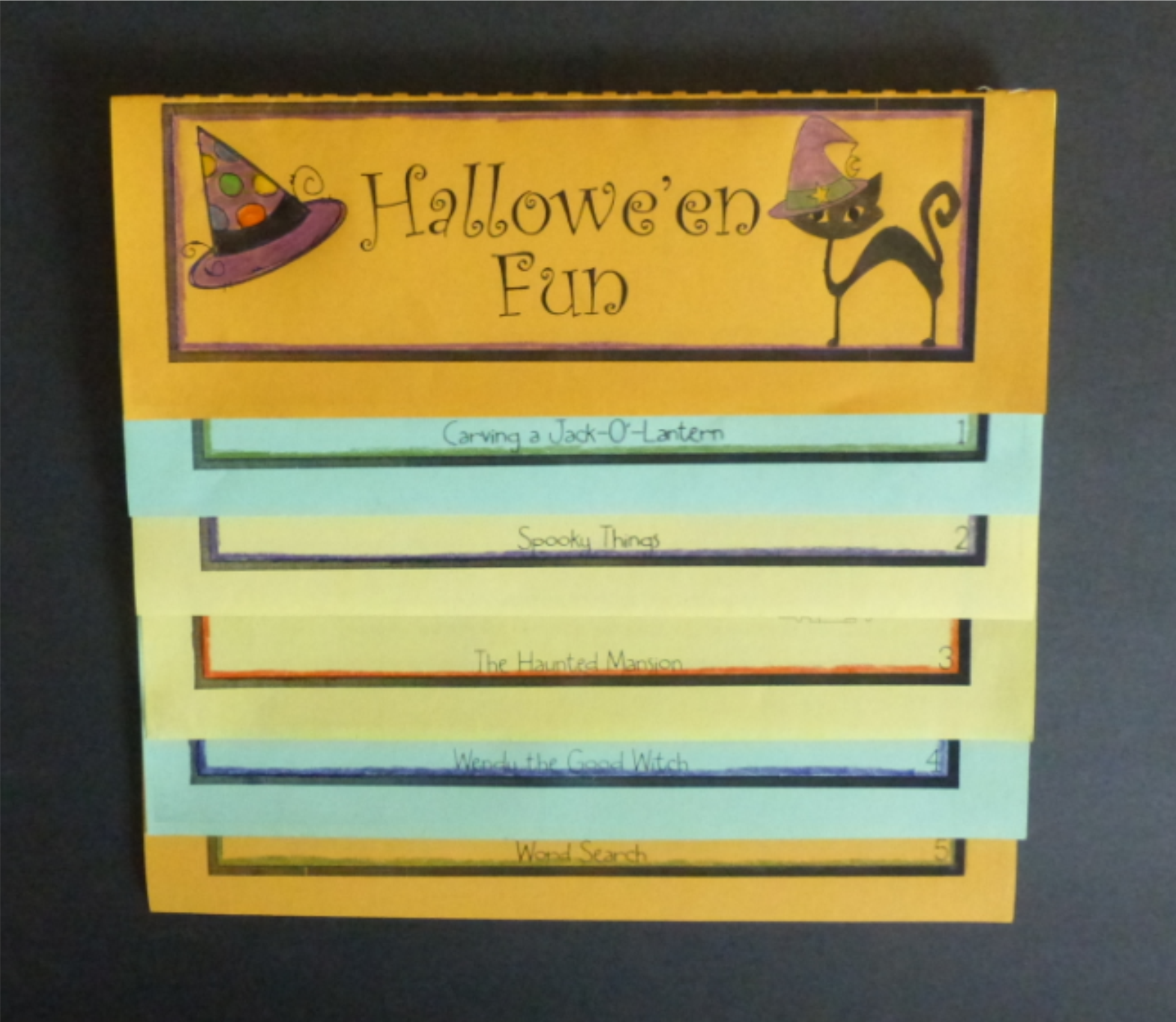 Hallowe'en Fun Flip-Book