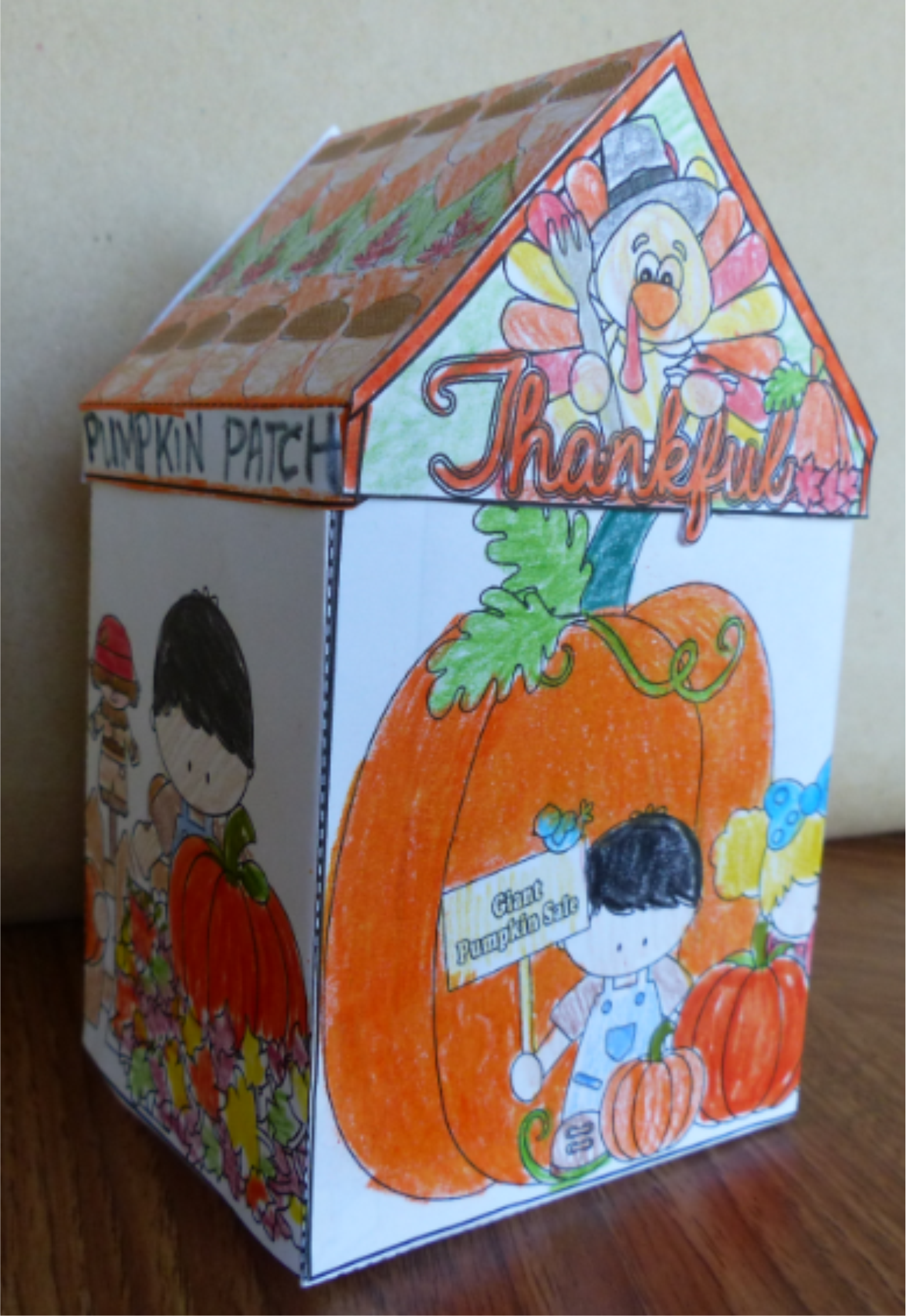 Thanksgiving Crafts - Pumpkin Patch