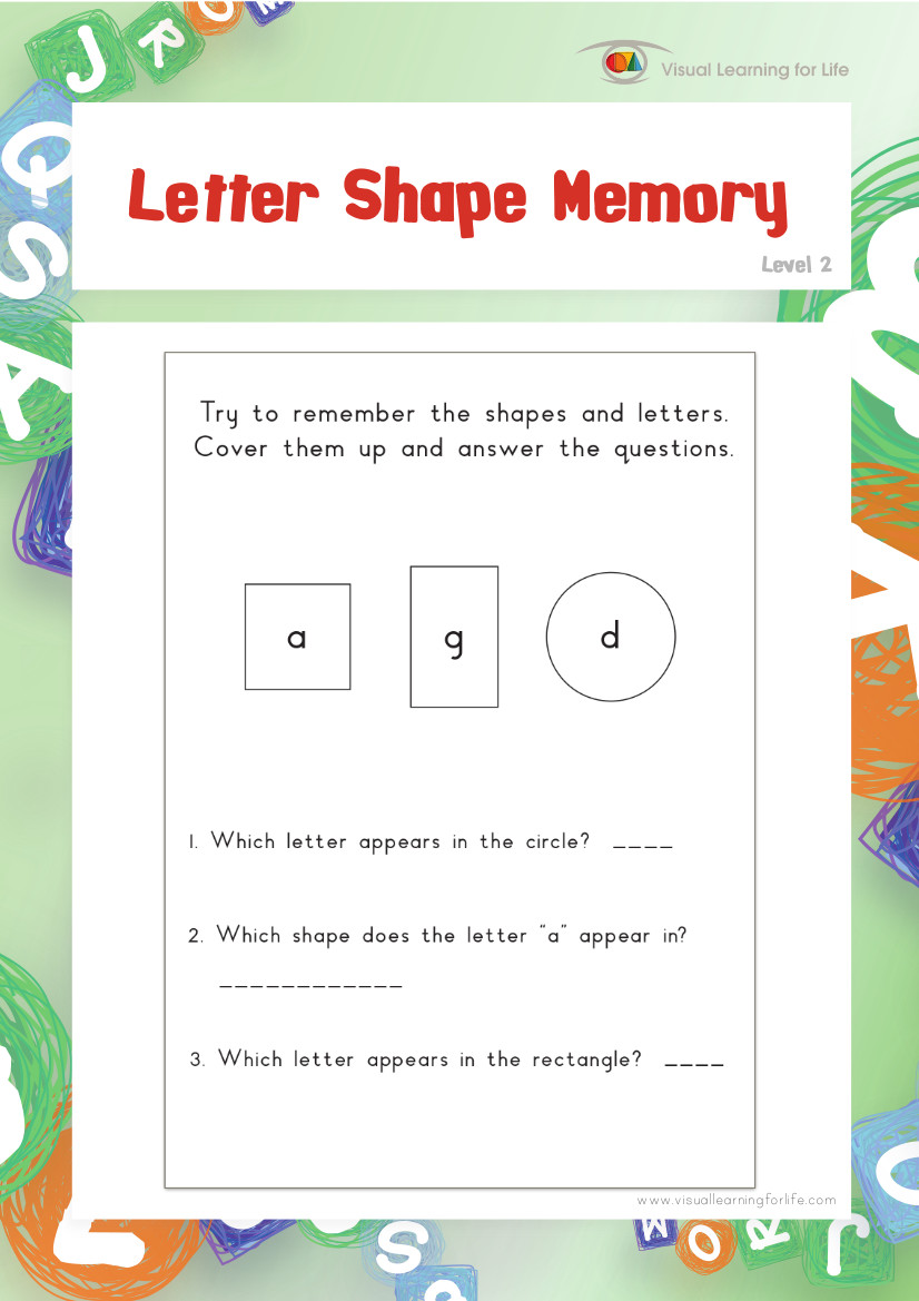 Letter Shape Memory