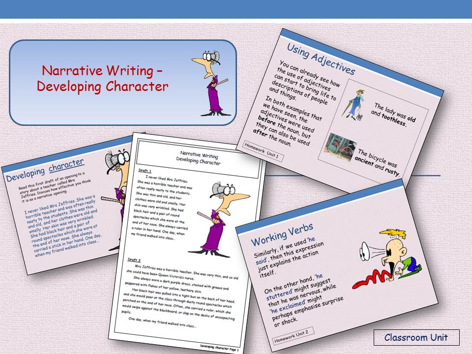 Narrative Writing - Developing Character