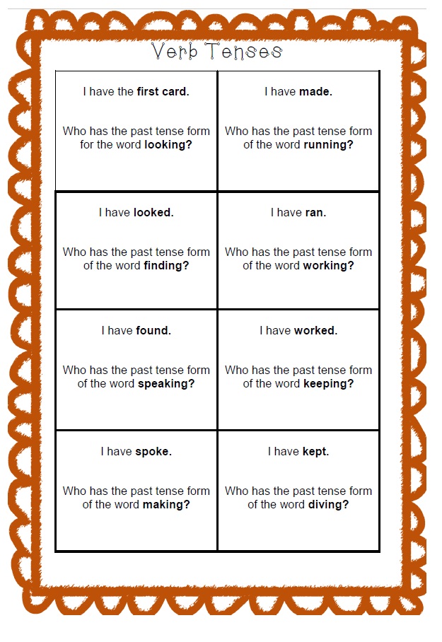 Verb Tenses Game