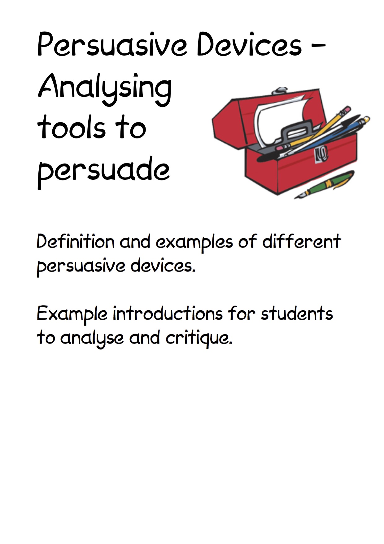 Persuasive Devices