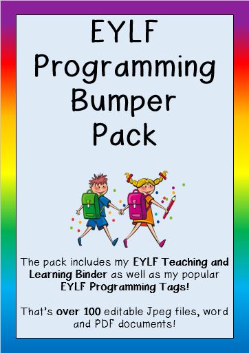 EYLF PROGRAMMING BUMPER PACK