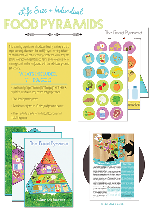 Life Size Food Pyramid