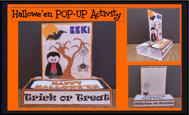 Hallowe'en POP-UP Craftivity