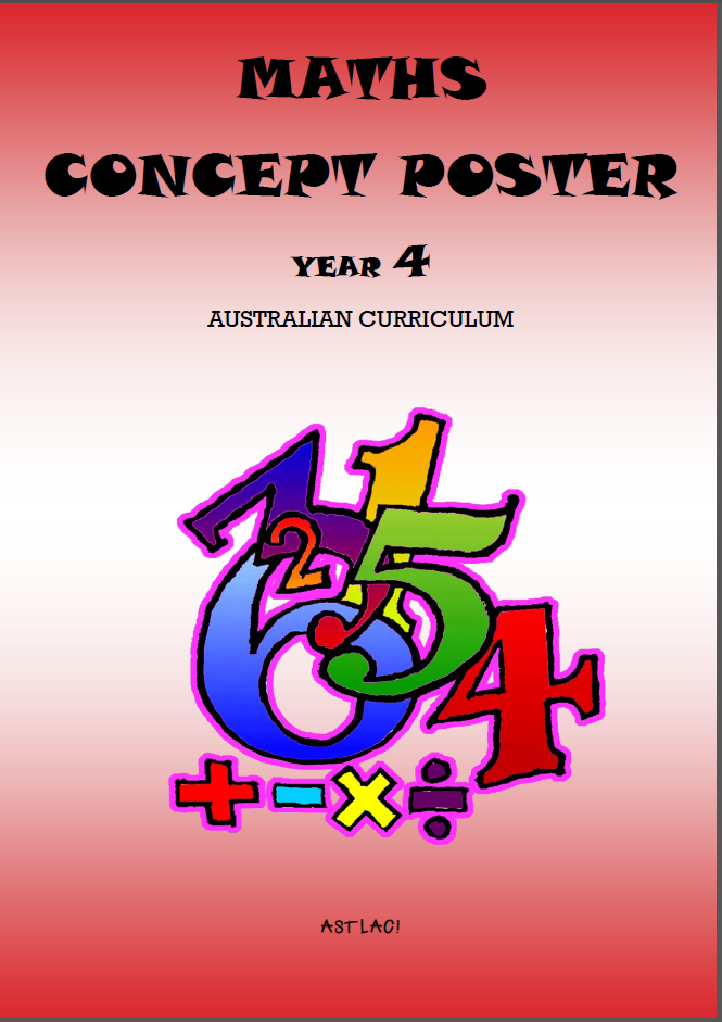 MATHS NUMBER CONCEPTS -  ASSESSMENT POSTERS YEAR 4