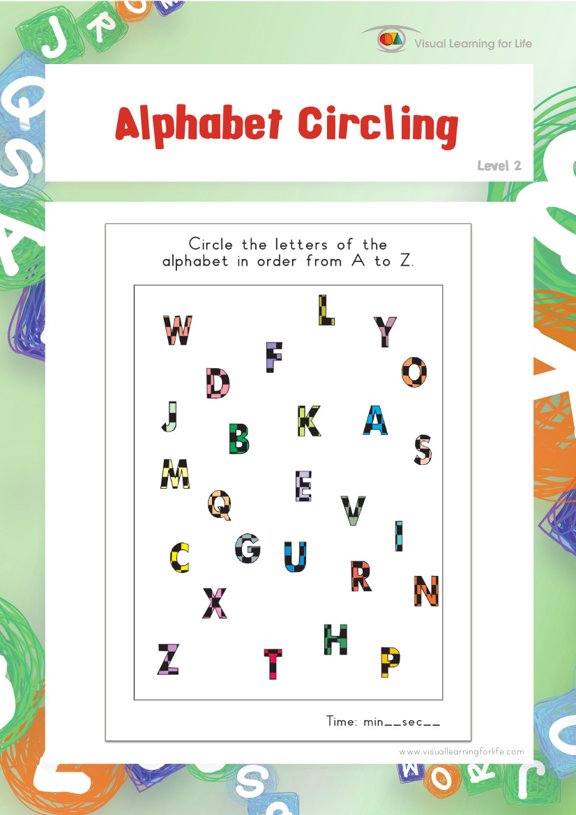 Alphabet Circling