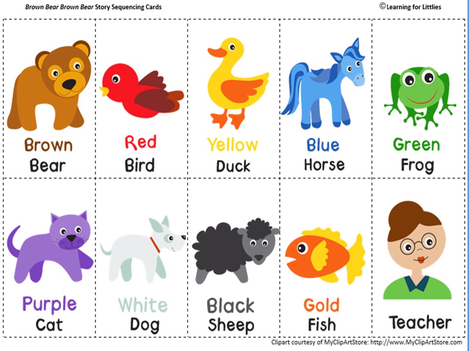 Brown Bear Brown Bear Flash Cards Printable Free Printable Templates Brown Bear Brown Bear Flash Cards Printable Free Printable Templates