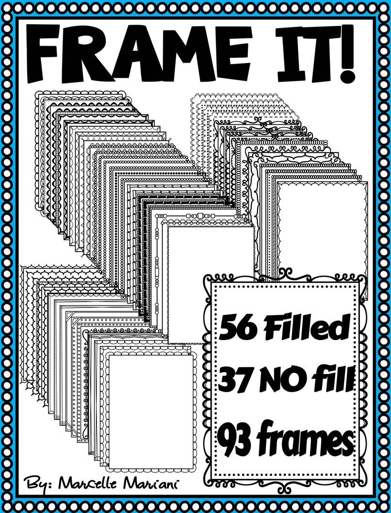 FRAME IT! FRAMES FOR COVER PAGES AND WORKSHEETS (93 IMAGES)