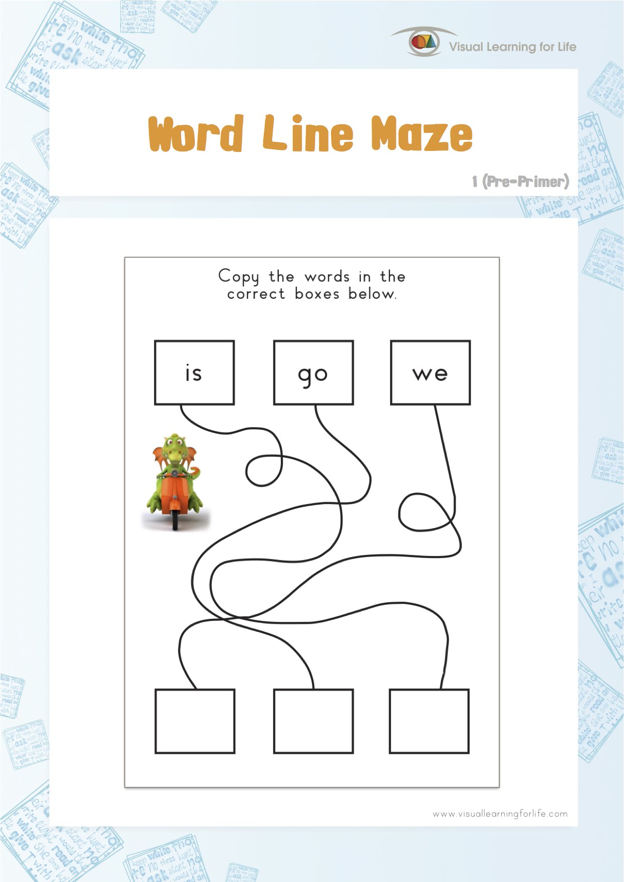 Word Line Maze 1