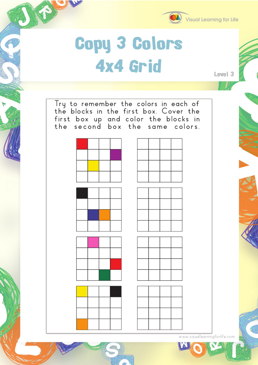 Copy 3 Colors 4x4 Grid
