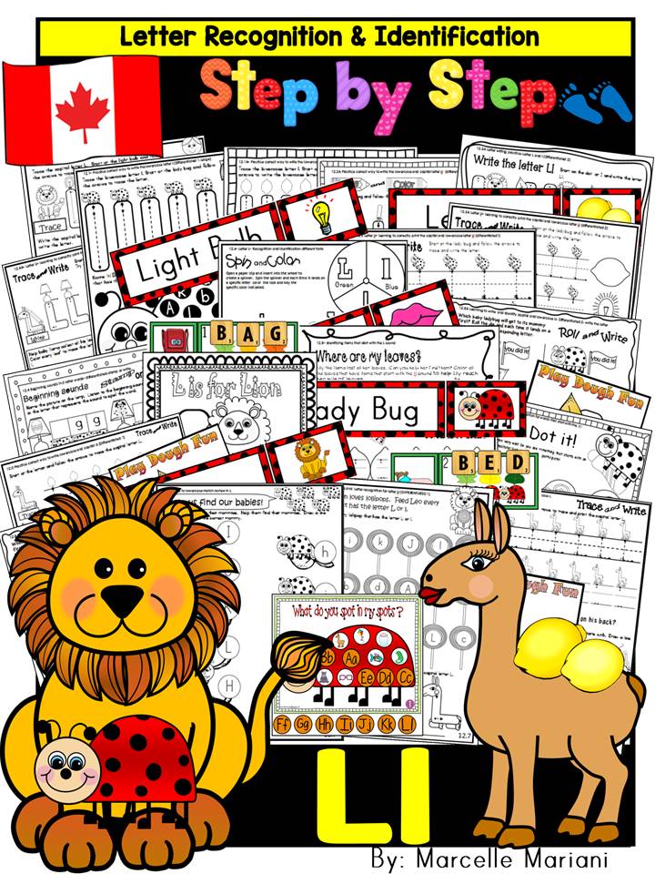 Letter of the week-LETTER L Activity PACK-letter recognition & identification