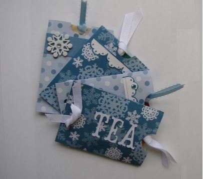 Christmas Crafts - Tea Sachet Gift Pouches