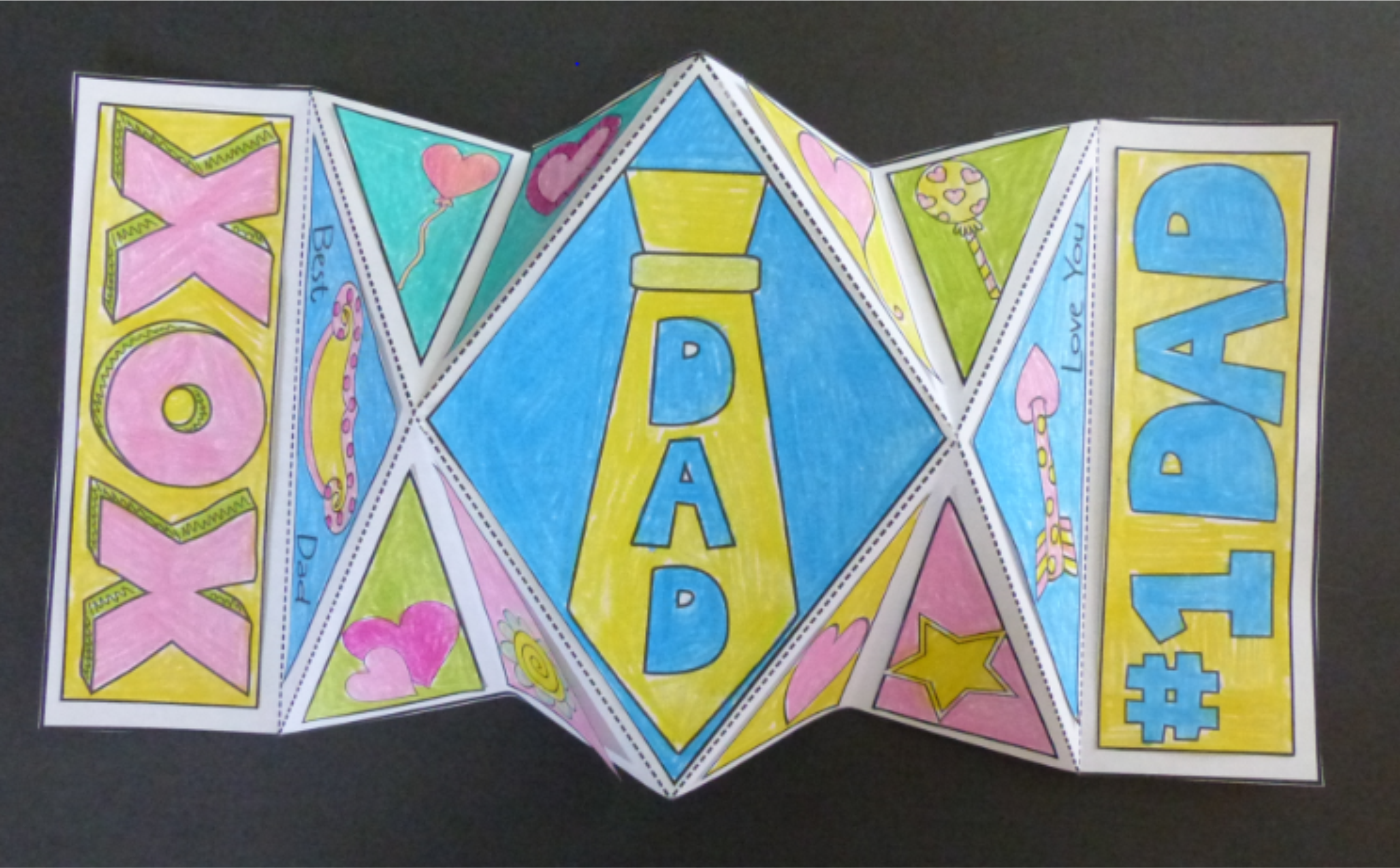 Father's Day Craft - EXPLODING Card