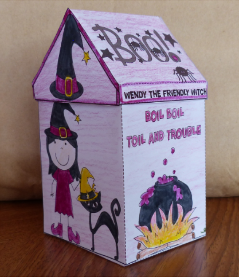 Hallowe'en Craft - Wendy the Friendly Witch