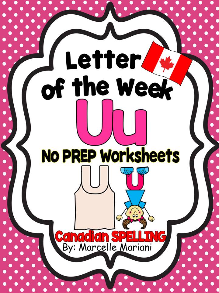 LETTER U WORKSHEETS- NO PREP WORKSHEETS AND ART ACTIVITIES