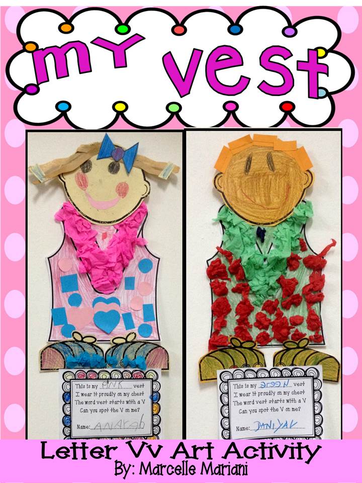 Letter of the week-Letter V-Art Activity Templates- A letter V Craftivity