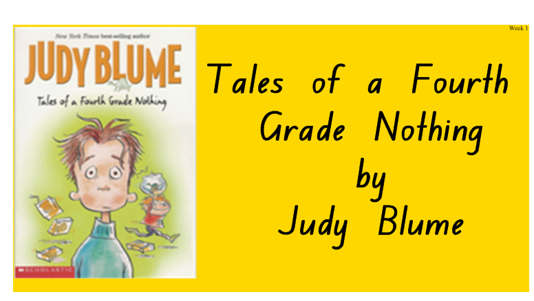 SHARED READING: TALES OF A FOURTH GRADE NOTHING SMART-BOARD PAGES