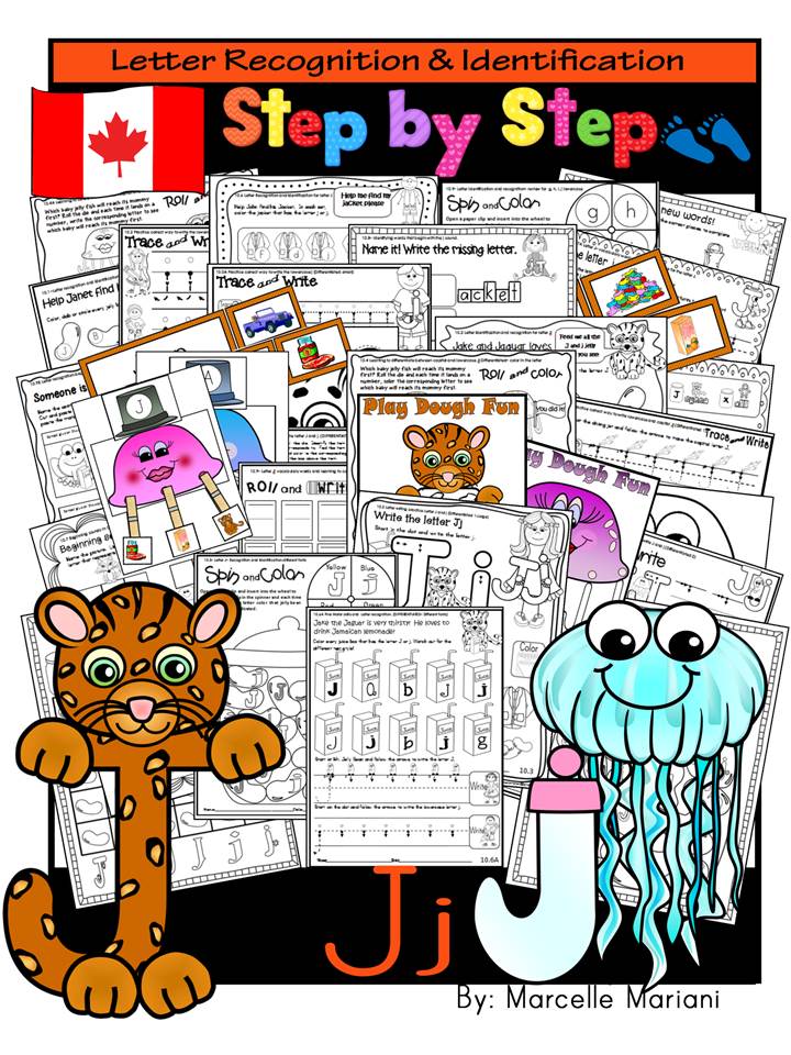 Letter of the week-LETTER J Activity PACK- letter recognition & identification