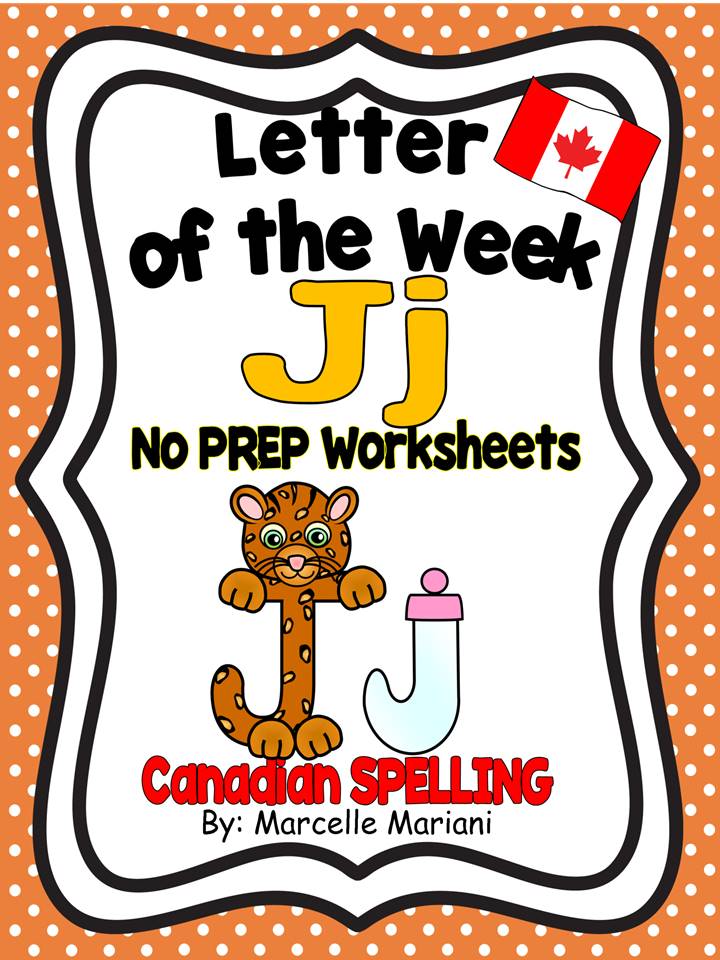 LETTER J WORKSHEETS- NO PREP WORKSHEETS AND ART ACTIVITIES