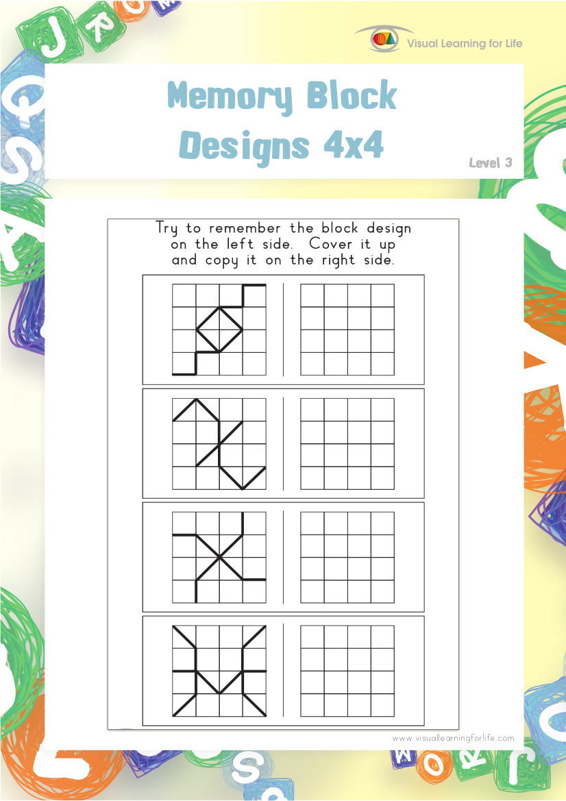 Memory Block Designs 4x4