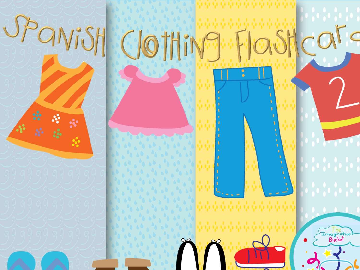 Clothing Spanish Vocabulary Flashcards