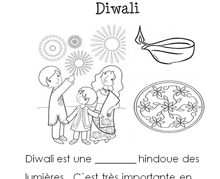 FRENCH IMMERSION, SOCIAL STUDIES CELEBRATION NO.7 - DIWALI