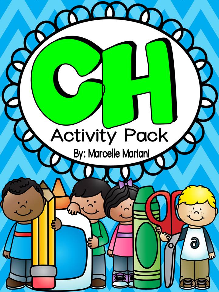 CH- Worksheets, Centers, Flip & Fold-able books, Word wall- Activity Pack