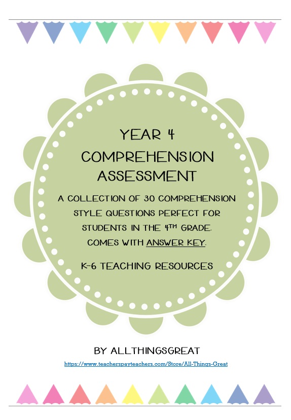 Year 4 Comprehension Assessment