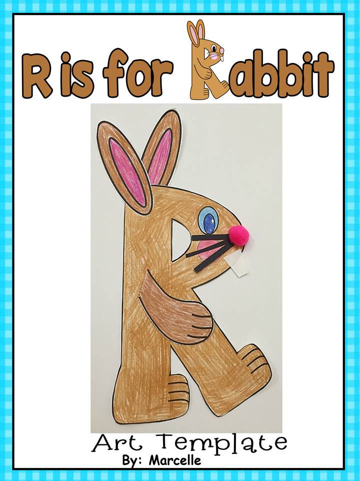 Letter of the week-Letter R-Art Activity Templates- A letter R Craftivity