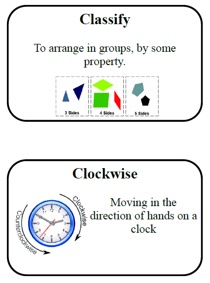 Math Word Wall Cards