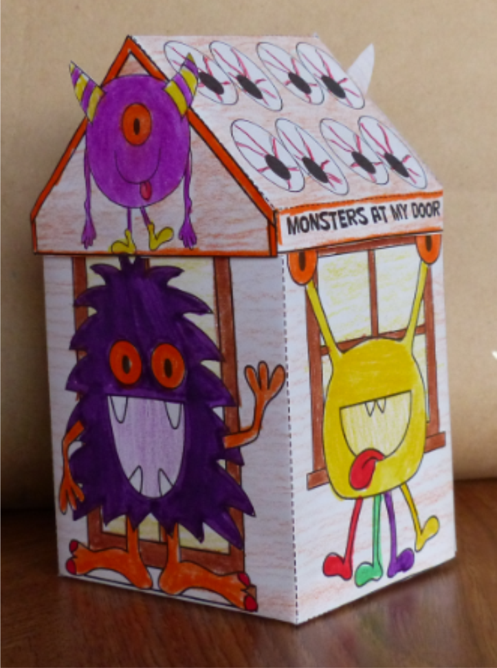 Hallowe'en Craft - Monsters At My Door