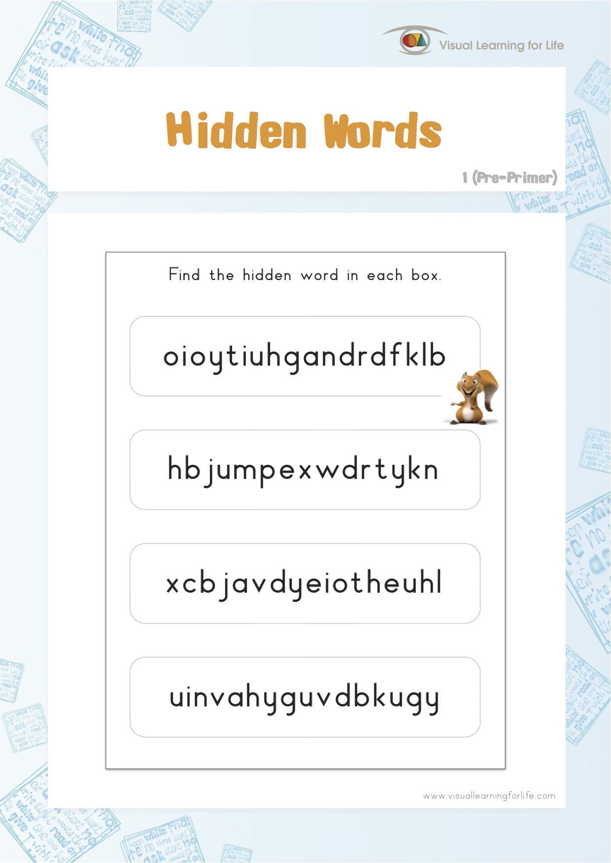 Hidden Words 1