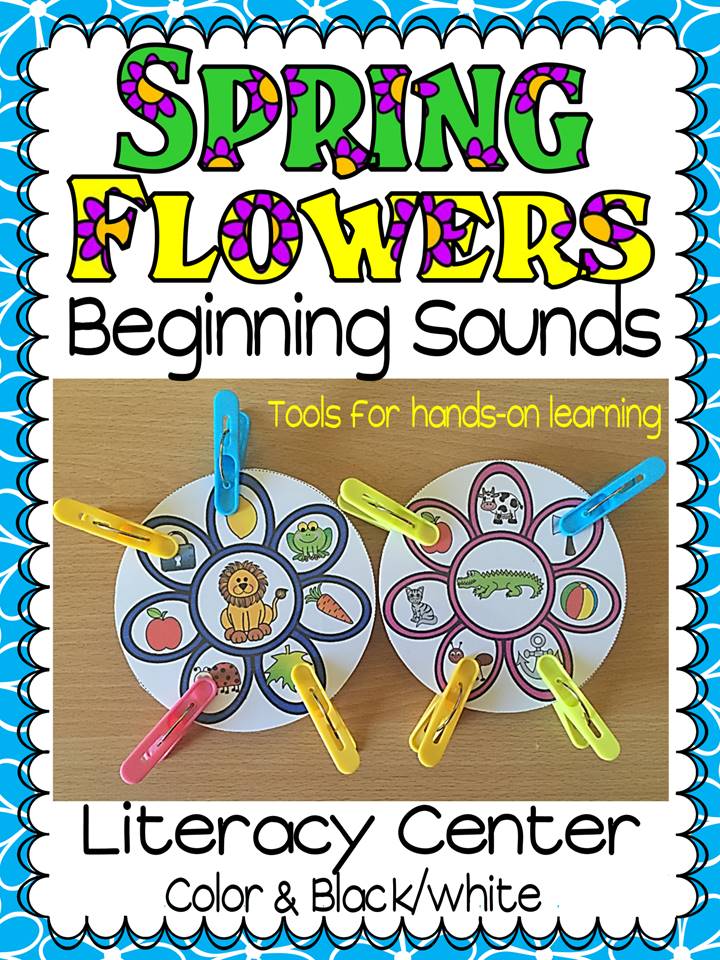 SPRING- FLOWER BEGINNING SOUNDS SPRING CENTRE ACTIVITY