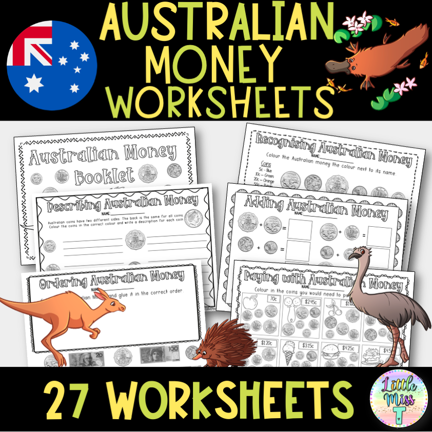Australian Money worksheets