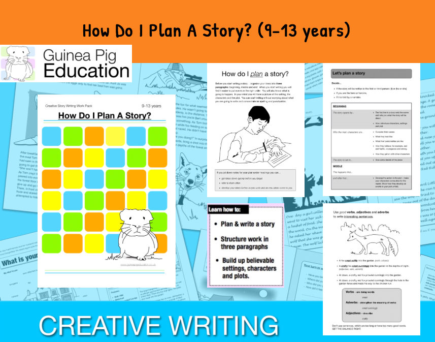 How Do I Plan A Story? (Creative Story Writing Work Pack) 9-14 years