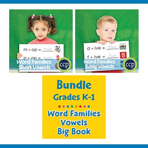 Word Families - Vowels Big Book