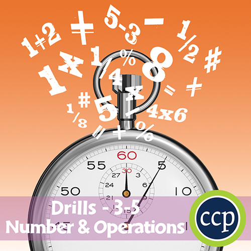 Number & Operations - Drill Sheets Gr. 3-5